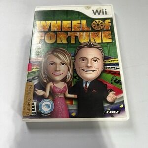 Wheel of Fortune Nintendo Wii 2010 Video Game With Manual